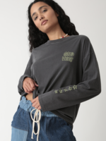 Electric & Rose Camden Tee-Good Vybes- Shadow/Lime