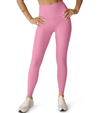 Beyond Yoga Spacedye Caught in the Midi HW Legging- Pink Bloom Heather