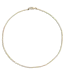 2MM Ball Necklace- Yellow Gold 14"