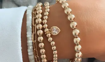 Resort Evil Eye Beaded Bracelet- Blue - Twin Lion