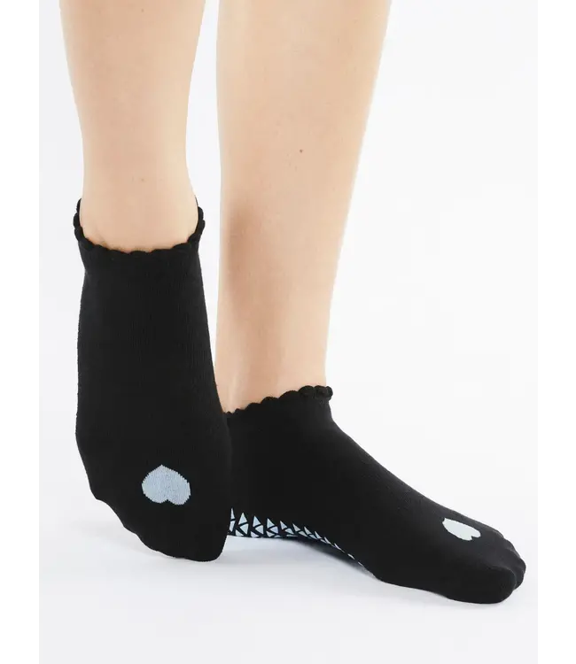 Love Full Foot Grip Sock- Black