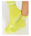 Varsity Ankle Grip Sock- Lime
