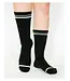 Varsity Crew Grip Sock- Black