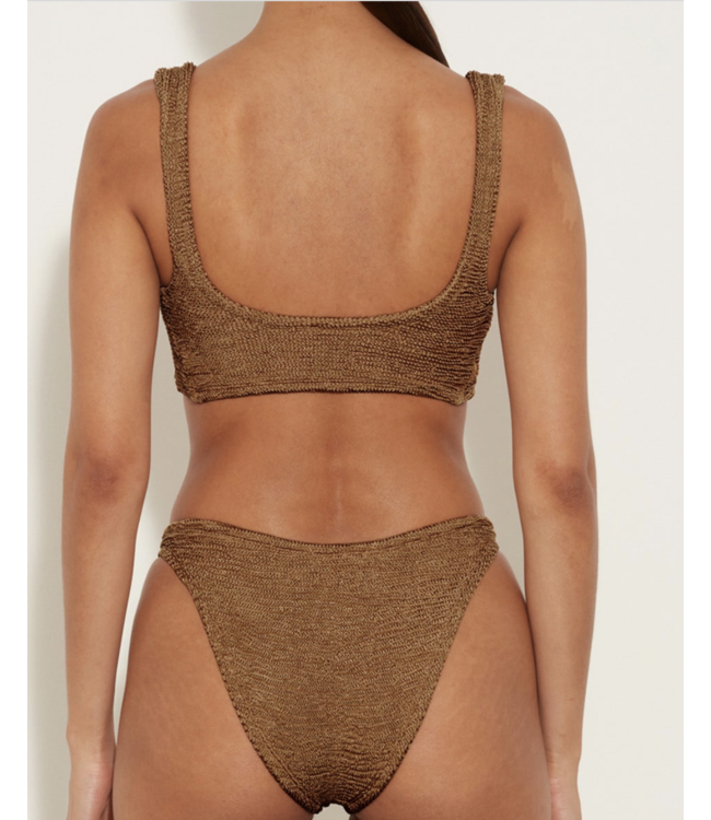 Juno Bikini- Metallic Cocoa