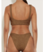 Juno Bikini- Metallic Cocoa
