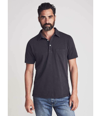 Faherty Brand sunwashed polo- washed black