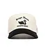 Vintage Swan- Black & Natural Hat
