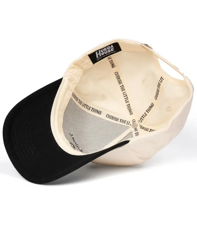 Vintage Swan- Black & Natural Hat