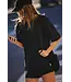 Hot Shot Tee Romper- Black