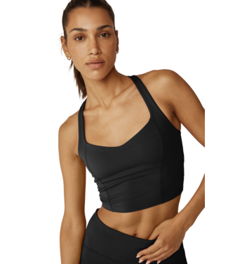 Beyond Yoga POWERBEYOND INTENSITY RACERBACK CROPPED TANK- Black