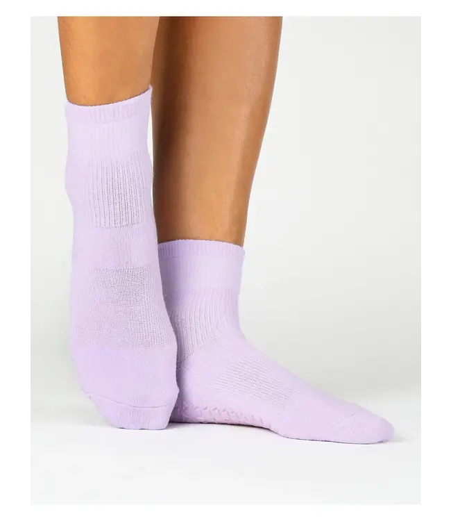 Union Ankle Grip Sock- Lavender