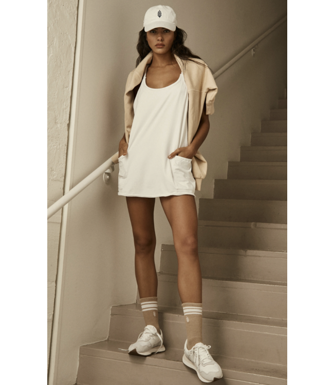 Hot Shot Mini Dress- White