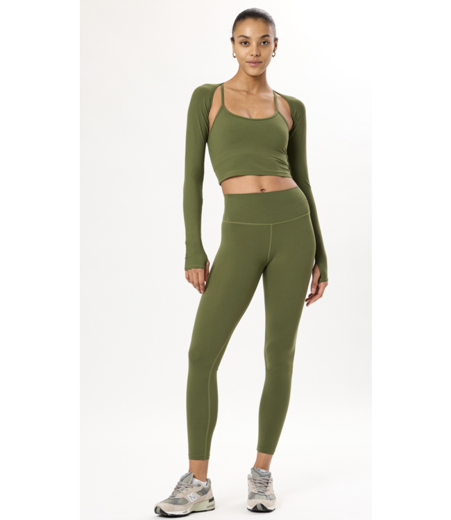 AIRWEIGHT HIGH WAIST 28"- Olive