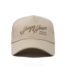 Retro Script- Khaki Brown Vintage Hat