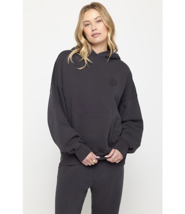 Peace Of Mind Easy Hoodie- Vintage Black