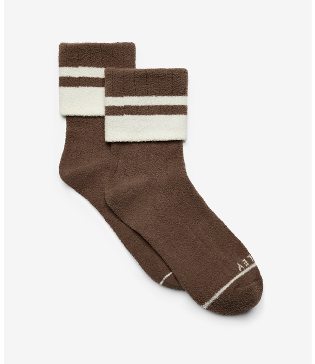 Preston Sock- Golden Bronze/Egret