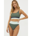 Eva Top- Palm Paradise Colorblock