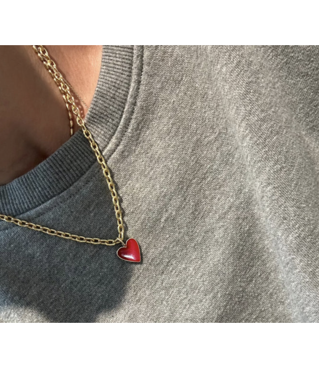 Red Heart Necklace