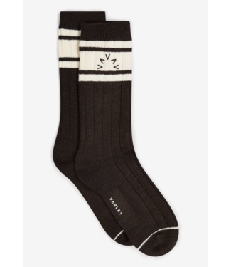 Varley Malissa Plush Wide Rib Sock- Coffee Bean