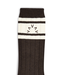 Malissa Plush Wide Rib Sock- Coffee Bean