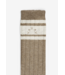 Malissa Plush Wide Rib Sock- Mink Taupe Marl