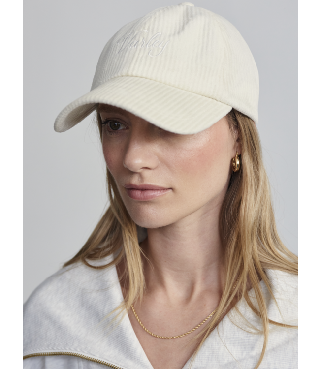 Vickers Soft Cord Cap- Egret