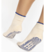 Women's Mental Vacay Ankle Grip Sock- Ivory