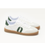 Lucia Low Sneaker- White Forest Green