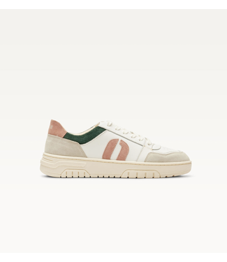 Odaje Nora Low Top Sneaker- Light Grey/White/Teal