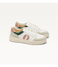 Nora Low Top Sneaker- Light Grey/White/Teal