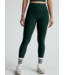 Spacedye Caught In The Midi High Waisted Legging- Dark Spruce Green Heather