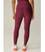 Spacedye Caught In The Midi High Waisted Legging- Bordeaux Heather