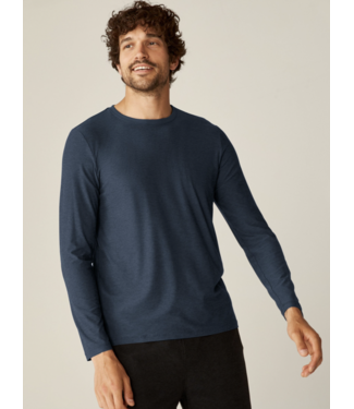 Beyond Yoga Always Beyond Long Sleeve Crew 2.0- Nocturnal Navy