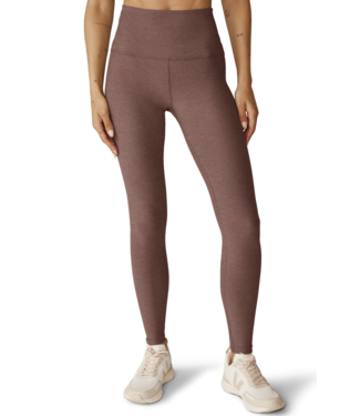 Beyond Yoga Spacedye Caught In The Midi HW Legging- Rose Brush Heather