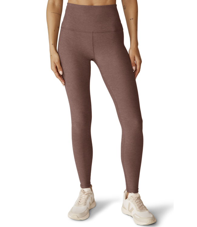 Spacedye Caught In The Midi HW Legging- Rose Brush Heather