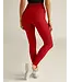 Spacedye Caught In The Midi HW Legging-Ruby Red Heather
