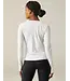 Powerbeyond Lite Airshield Long Sleeve Top- Lunar White