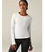 Powerbeyond Lite Airshield Long Sleeve Top- Lunar White