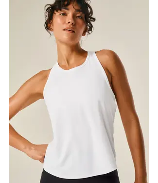 Beyond Yoga Powerbeyond Lite Resilient Tank- Lunar White