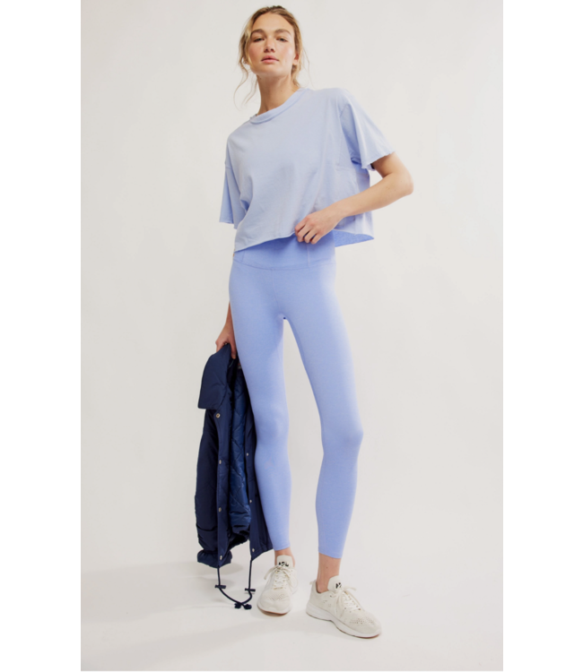 Never Better Legging- Blueberry Heather