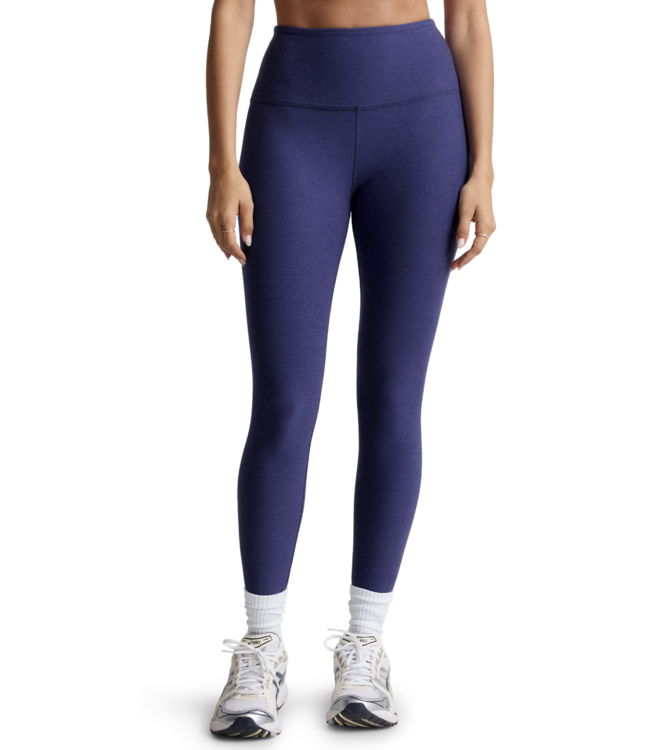 Spacedye Caught In The Midi HW Legging- Eternal Blue Heather