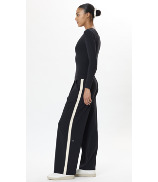 Splits59 Luca Airweight Trouser With Stripe- Black/White