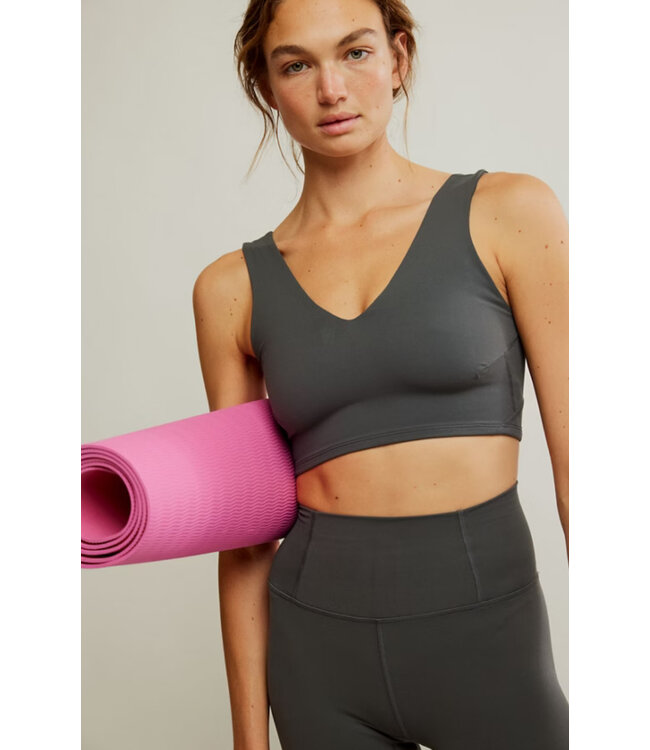 Never Better Crop Cami- Dark Shadow