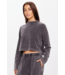 Soho Cropped Long Sleeve- Grey
