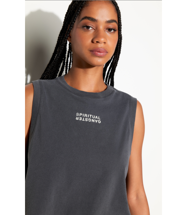 SG Logo Doheny Crop Tank- Ash