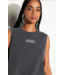SG Logo Doheny Crop Tank- Ash