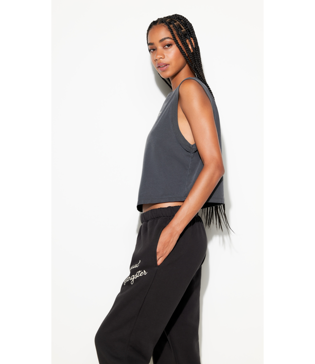 SG Logo Doheny Crop Tank- Ash