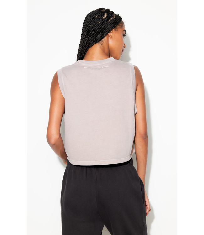 SGLA Doheny Crop Tank- Moon Rock