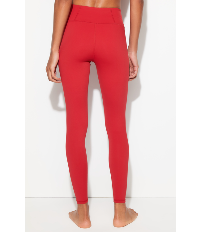 Lotus 7/8 Legging- Red Heart
