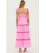 Charlotte Dress- Sweet Berry Wave Pink